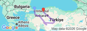 Tour route map