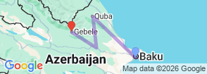 Tour route map