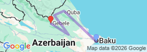 Tour route map