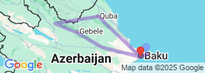 Tour route map