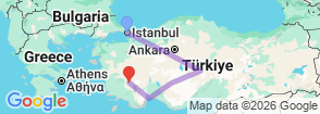 Tour route map