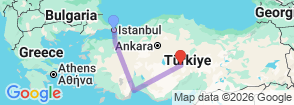 Tour route map
