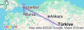 Tour route map