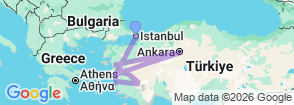 Tour route map