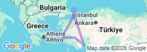 Tour route map