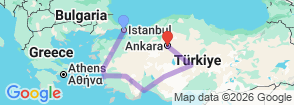 Tour route map