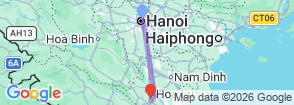 Tour route map