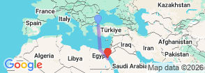 Tour route map