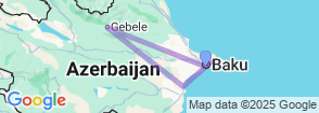 Tour route map