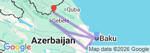 Tour route map