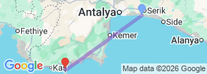 Tour route map