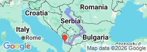 Tour route map