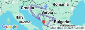 Tour route map