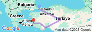 Tour route map
