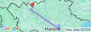 Tour route map