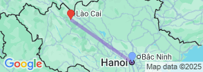 Tour route map