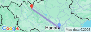 Tour route map