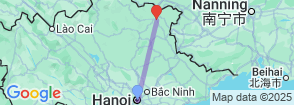 Tour route map