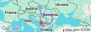 Tour route map
