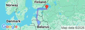 Tour route map