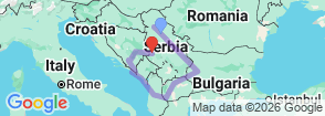 Tour route map