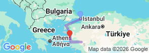 Tour route map