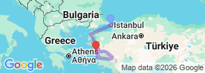 Tour route map
