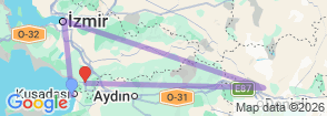 Tour route map