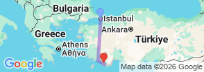 Tour route map