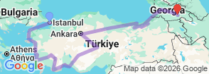 Tour route map