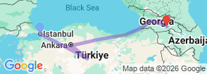 Tour route map