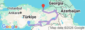 Tour route map