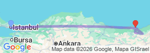 Tour route map