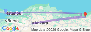 Tour route map