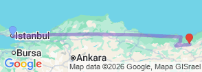 Tour route map