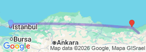 Tour route map