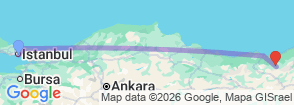 Tour route map