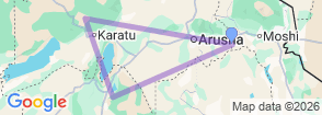 Tour route map