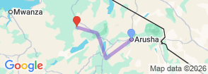 Tour route map