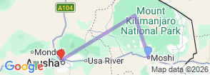 Tour route map