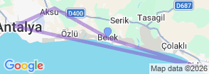 Tour route map