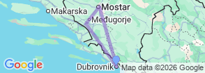 Tour route map