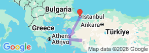 Tour route map