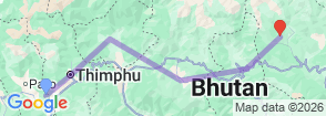 Tour route map
