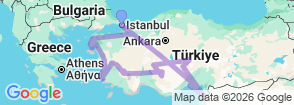 Tour route map