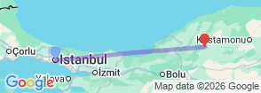 Tour route map