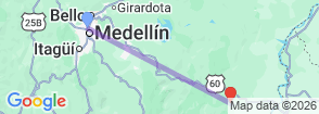 Tour route map