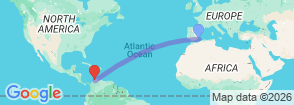 Tour route map