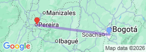Tour route map