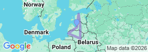 Tour route map